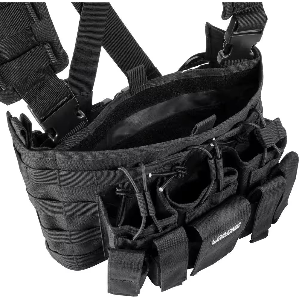 Loaded Gear 20.5 In. VX-400 Tactical Chest Rig, Black