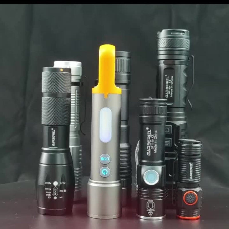 1-50Pack 50000000LM Super Bright LED Tactical Flashlight Rechargeable Work Light