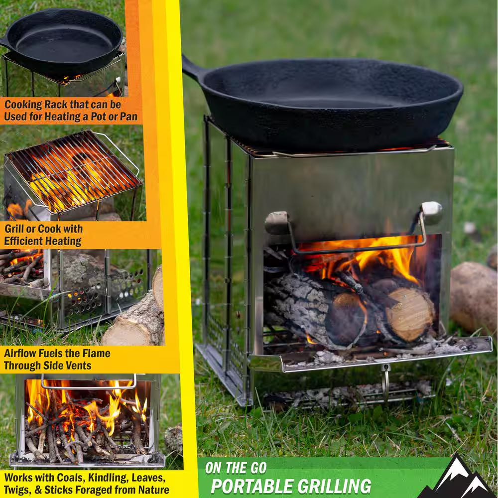 Portable Wood Burning Camp Stove