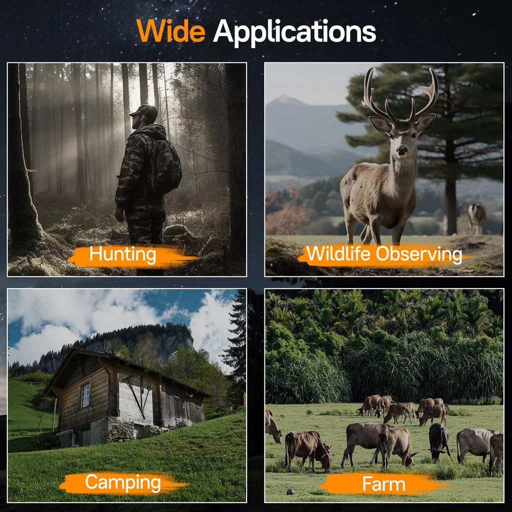 Night Vision Binoculars for Adults: 7 IR Infrared Levels, 3" IPS Night Vision Goggles for Day and Night, 32G SD Card for Photo & Video, 8X Digital Binoculars for Hunting Wildlife Watching
