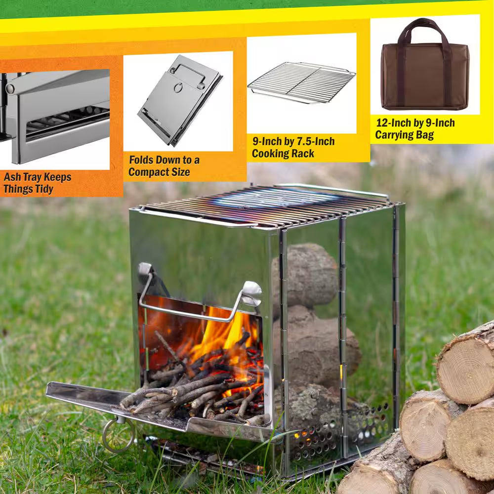 Portable Wood Burning Camp Stove