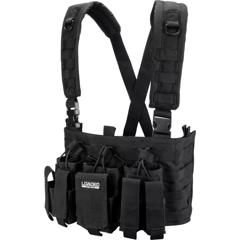 Loaded Gear 20.5 In. VX-400 Tactical Chest Rig, Black