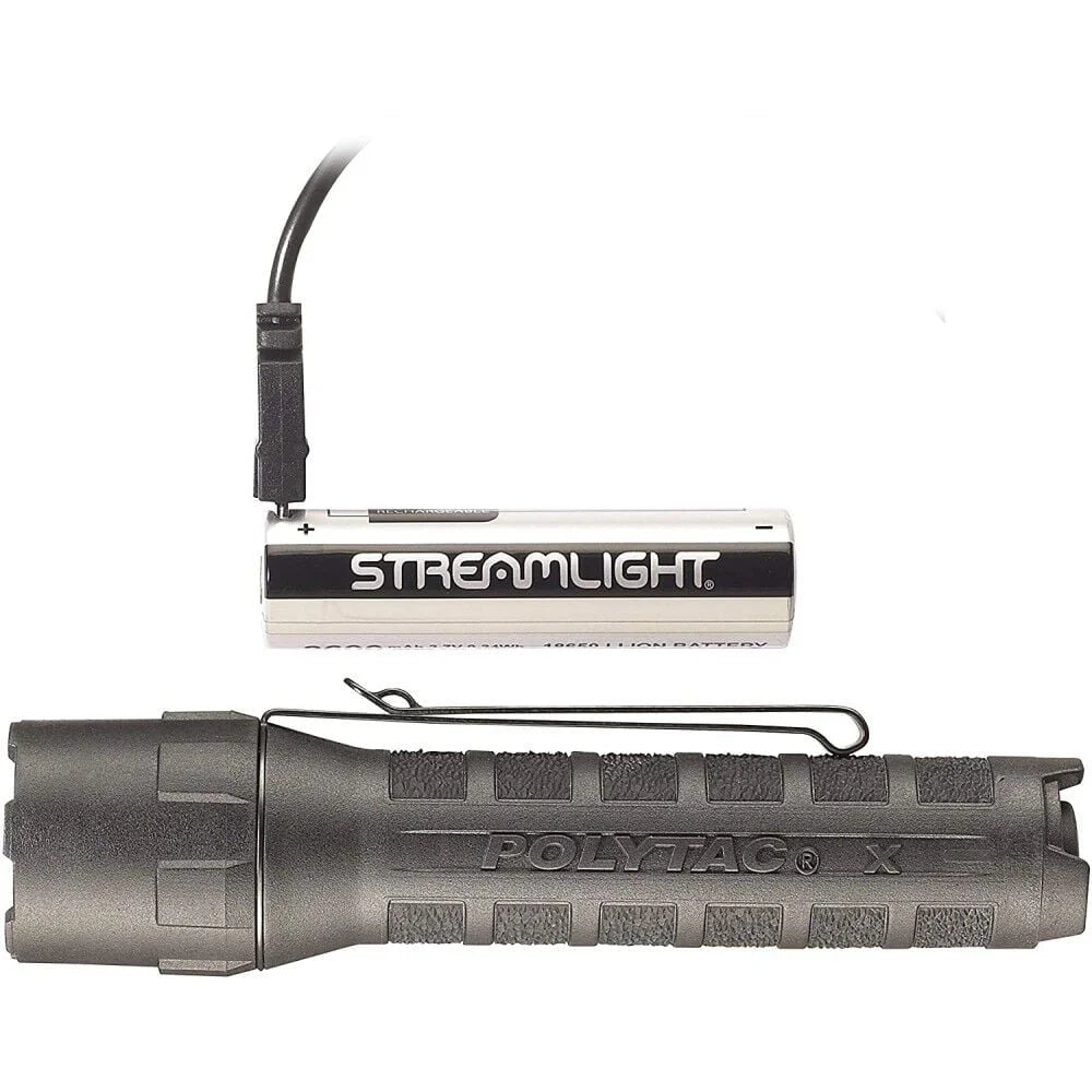 Polytac X USB Rechargeable 600 Lumen LED Handheld Flashlight - 88610